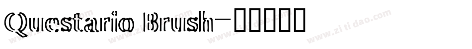 Questario Brush字体转换